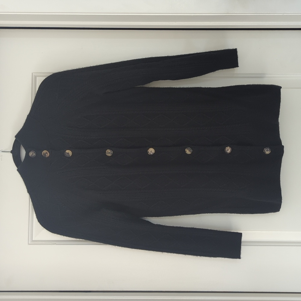 Vineyard Vines 100% Cashmere Cable Knit Cardigan